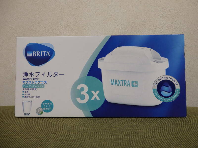 F2.5-5.7） BRITA / ブリタ　浄水フィルター　マクストラプラス　KBPPCZ3　3個入り　未開封品