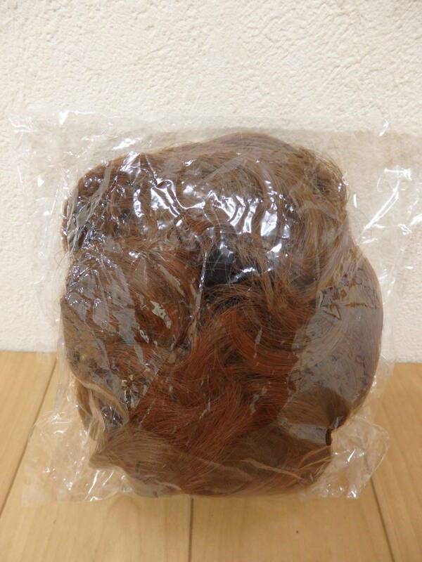 【NijiPico】 お団子 ウィッグ クリップ式 部分ウィッグ　ブラウン　和装 つけ毛 アレンジ