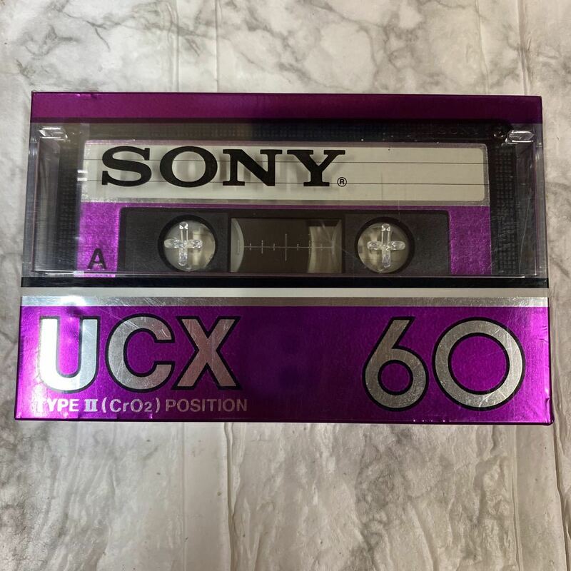 SONY カセットテープ UCX 60 ハイポジションTYPEⅡ(CrO2)POSITION 希少　年代物　ソニー