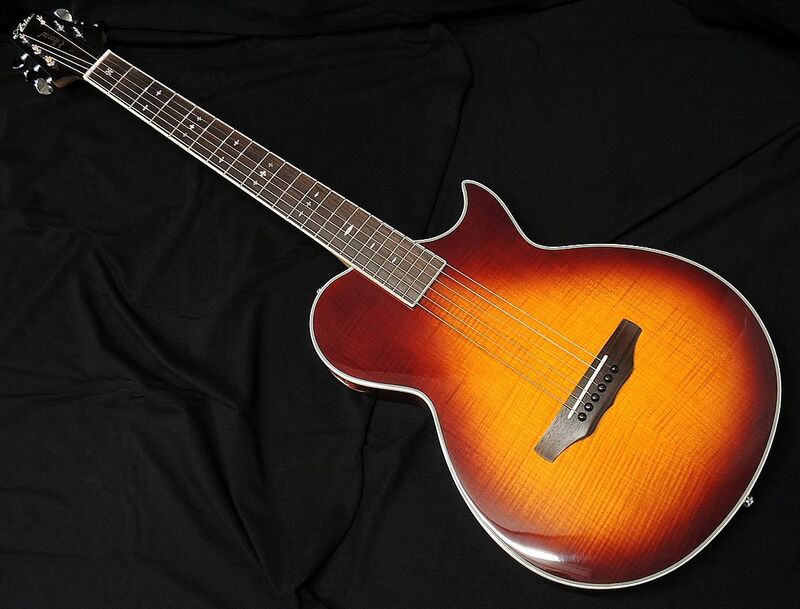 ARIA APE-100 TS 薄胴 アリア エレアコ エレクトリック アコースティックギター サイドサウンドホール Fishman タバコサンバースト