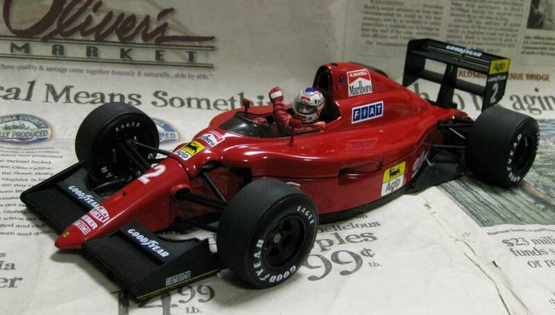 ★激レア絶版☆EXOTO*1/18*Ferrari 641/2 #2 1990 Portuguese GP*Nigel Mansell*フェラーリ≠BBR
