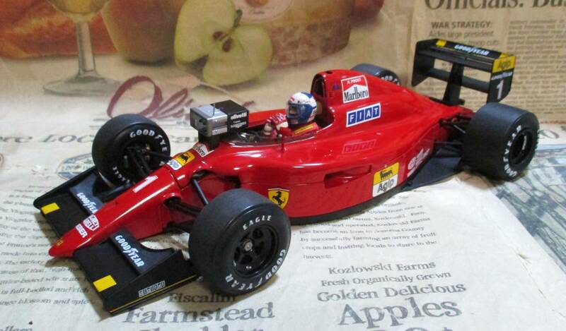 ★激レア絶版*EXOTO*1/18*Ferrari 641/2 #1 1990 Japan GP*Alain Prost viewing computer*プロスト*≠BBR