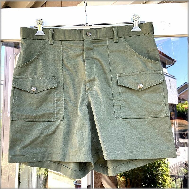 ★BSA　ボーイスカウト　80s 90s　ショートパンツ　size 36　アメリカ買付★検 ショーツ 短パン ビンテージ ワーク カーゴ ブッシュ 古着