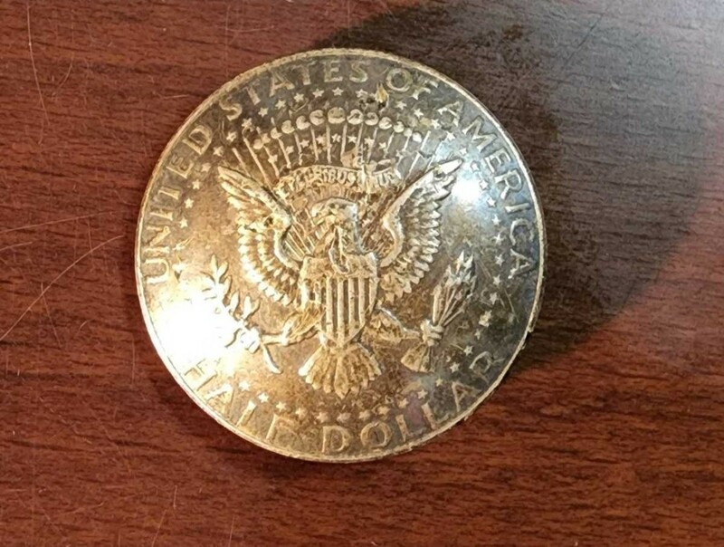 1964年製 アメリカ ケネディ 50セント銀貨 リバティ ハーフダラー half dollar 銀貨 アンティーク コレクション アクセサリー 加工