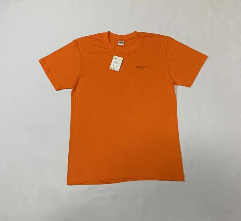 (未使用) MICHIKO LONDON ミチコロンドン // 半袖 ロゴ刺繍 Tシャツ・カットソー (オレンジ系) サイズ M