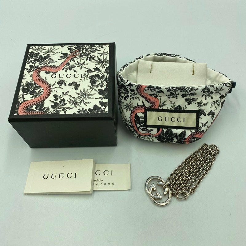 GUCCI ネックレス＜アクセサリー＞グッチ シルバー ペンダント メンズ チェーン ブランド ファッション