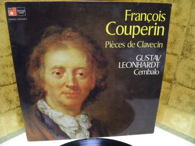R２４．０１UP-No２２５ Pieces de clavecin GUSTAV LEONHARDT Cembalo Francois Couperin 1973 レーベル　BASF ドイツ盤？