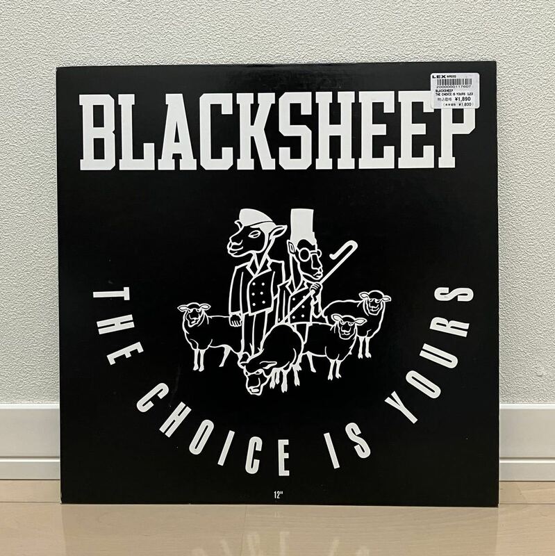 BLACK SHEEP THE CHOICE IS YOURS レコード 激レア 美品 HIPHOP バイナル 12inch 廃盤 クラシック 西海岸 ラップ california new york
