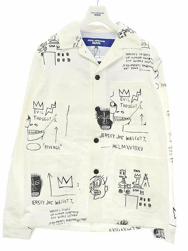 JUNYA WATANABE COMME des GARCONS MAN ジュンヤワタナベ コムデギャルソンマン 23SS Jean Michel Basquiat ウェザージャケット