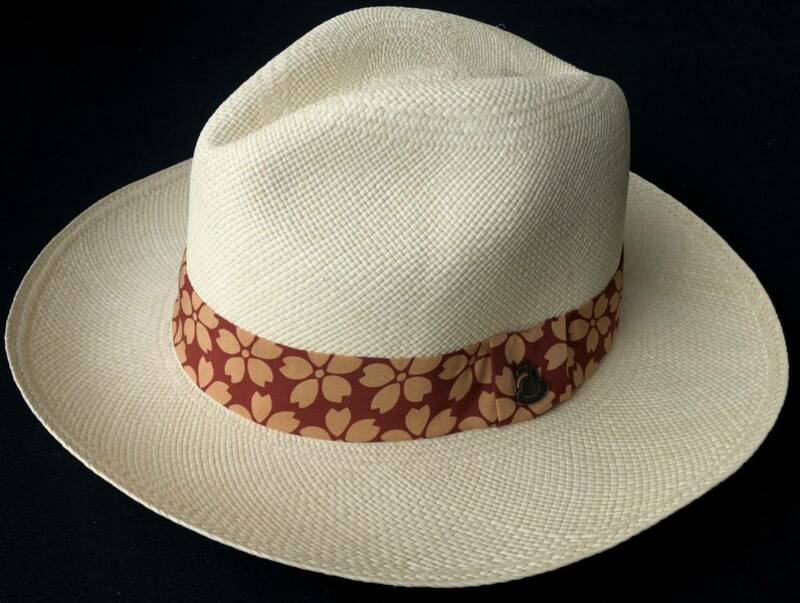 新品 エクアアンディーノ ハンドメイド パナマハット 中折れハット　　Ecua-Andino panama hats 天然素材 JAPONISM 帽子 玉5554