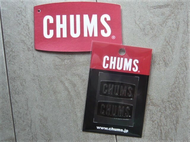 Sticker Chums Logo Emboss ステッカー Black 新品 CH62-1125 日本製