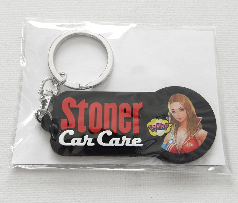 KURE Stoner Car Care キーホルダー クレ ストーナー 呉工業 非売品 アメカジ 女の子 ラバスト Try Me マスコット KURE 5-56 ストラップ