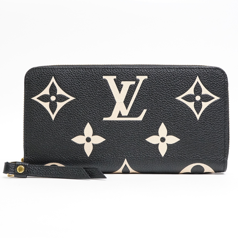 LV ルイ・ヴィトン モノグラム アンプラント ジッピーウォレット バイカラー 長財布 M80481