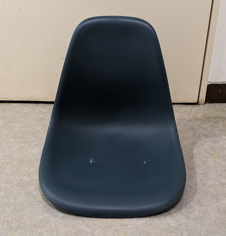 【未使用品】 イームズ シェルチェア 座面部品 椅子 Eames チェア イス DSWチェア Chair 家具 DSR ダイニング オフィスチェア D青 OF008