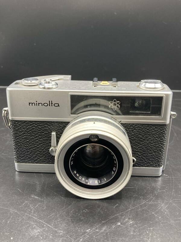 【527】minolta ELECTRO SHOT ROKKOR-QF 1:1.8 f=40mm コンパクトカメラ フイルムカメラ 動作未確認 ジャンク