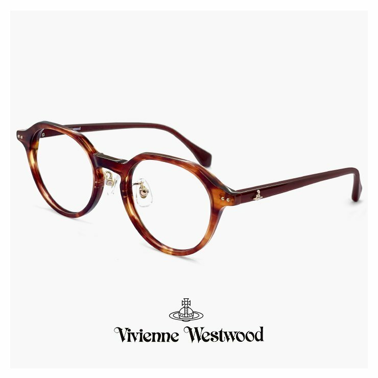新品 ヴィヴィアン ウエストウッド メガネ 40-0008 c01 47mm Vivienne Westwood 眼鏡 レディース 女性 クラウンパント型 アジアンフィット