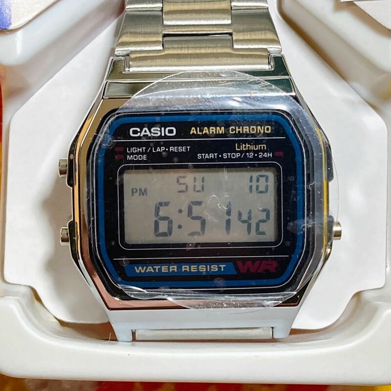 【未使用 / 送料230円 / 即決】CASIO A158WA-1JF 旧モデル 説明書 保証書 液晶 デジタル メンズ腕時計 チープカシオ A158WA-1JH 20430-7