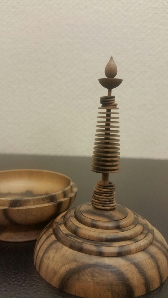 黒柿　香合　平田秋平　超絶技巧！遊環宝輪　デッドストック　一品物　超希少　仏具　茶道具　逸品　家宝　御宝前　荘厳　供養　寺宝