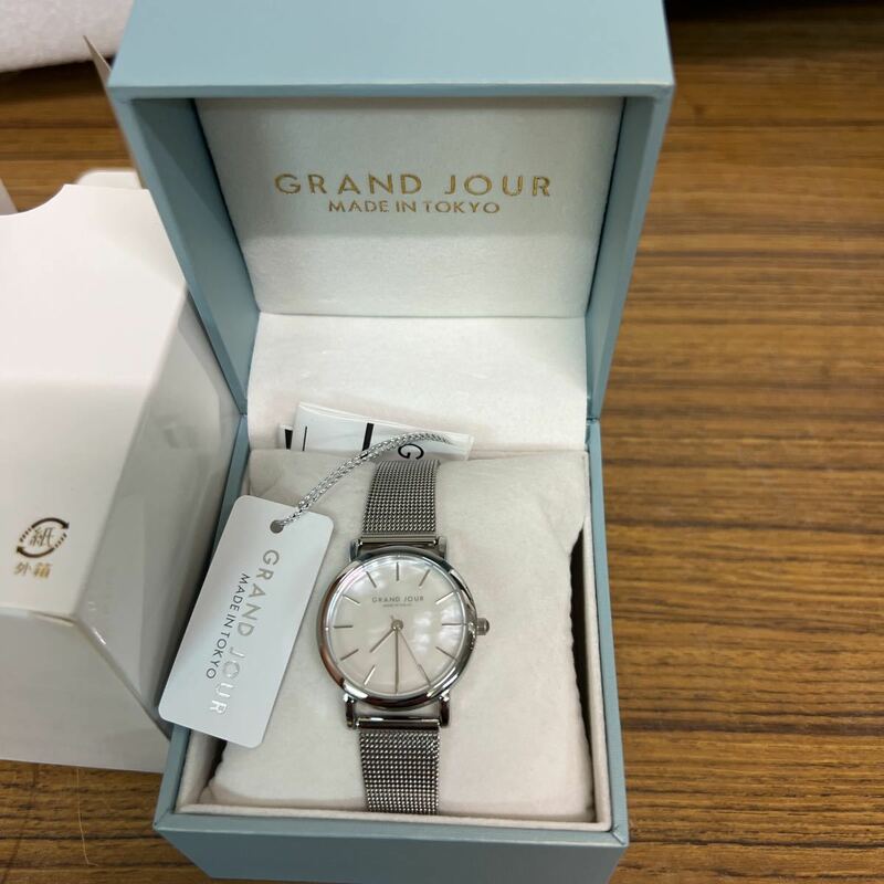 GRAND　JOUR　MJ-GJUA01-S レディースクオーツ時計　箱付き　新品