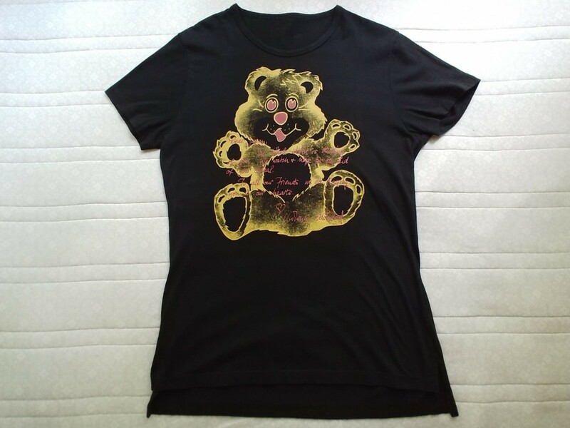 Vivienne Westwood　Tシャツ　半袖　ベア　くま　ブラック　テディベア　レア