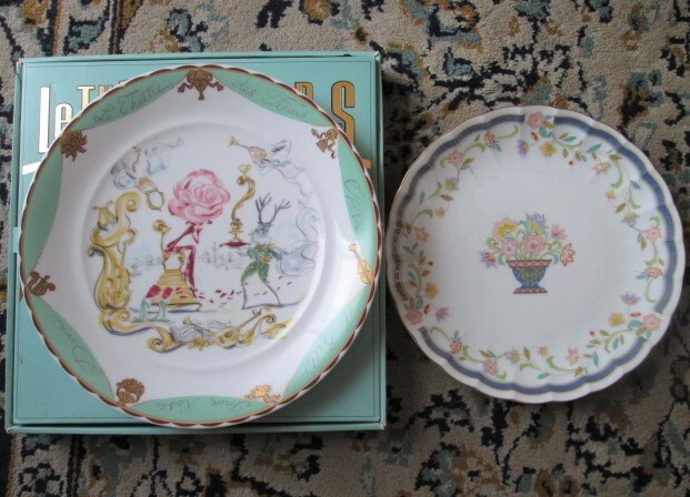 資生堂・花椿1991年度／「エレーヌ・トラン」ケーキプレート皿２枚セット