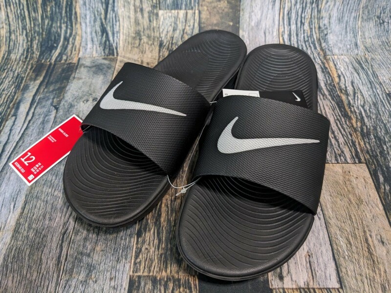 最後 30cm NIKE KAWA SLIDE 検 ナイキ カワ スライド サンダル ビーチ シャワー スポーツ スリッパ ベナッシ 黒/白/ブラック US12