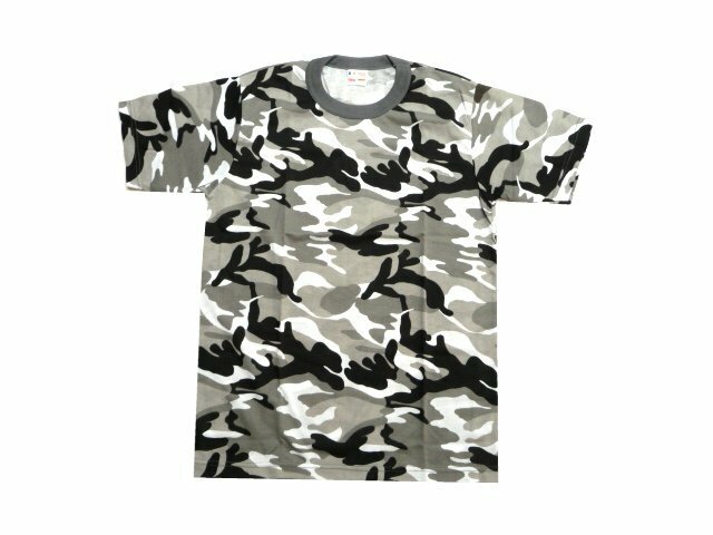 新品 USA 迷彩 半袖 Tシャツ メンズ M アウトドア ミリタリー カモフラ サバゲー アーミー 自衛隊 ウッドランド　カモ柄
