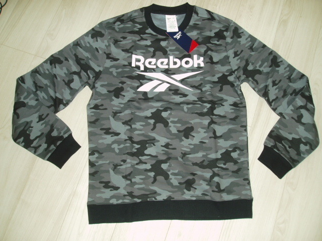 即決！新品★Reebok[リーボック] ビッグロゴ クルー スウェットシャツ【men'sのXO】￥7,690　　FN14