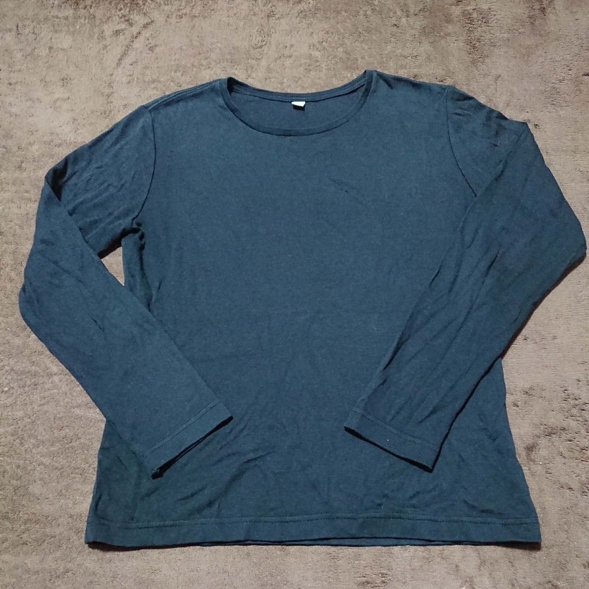 ユーズド★UNIQLO クルーネックカットソー ブラック M