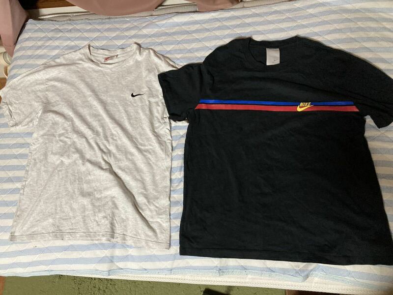 美品 90s NIKE Tシャツ 　L+XL　２枚セット　ヴィンテージ ナイキ