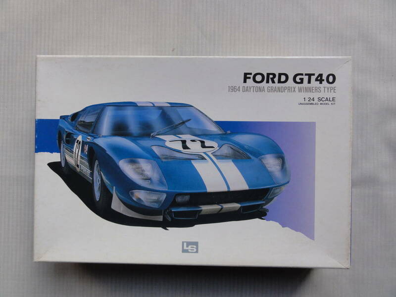 LS　1/24　フォード　GT40　　1964　デイトナ　優勝車タイプ