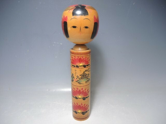 E60/○こけし 作者不明 押印在 高さ30cm 郷土玩具 日本人形 伝統工芸