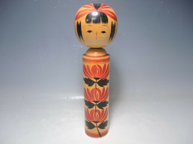 E64/○幸夫作 こけし 鳴子系 高さ30.5cm 郷土玩具 日本人形 伝統工芸