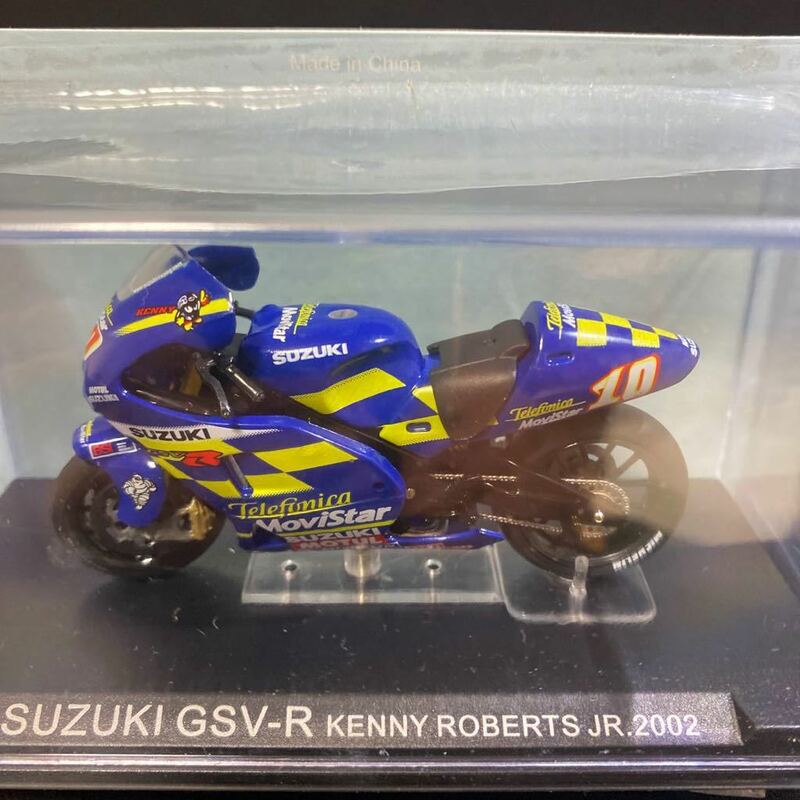SUZUKI GSV-R KENNY ROBERTS JR.2002/DeAGOSTINI チャンピオンバイクコレクション/ケニーロバーツ10/デアゴスティーニ　未開封品　置物