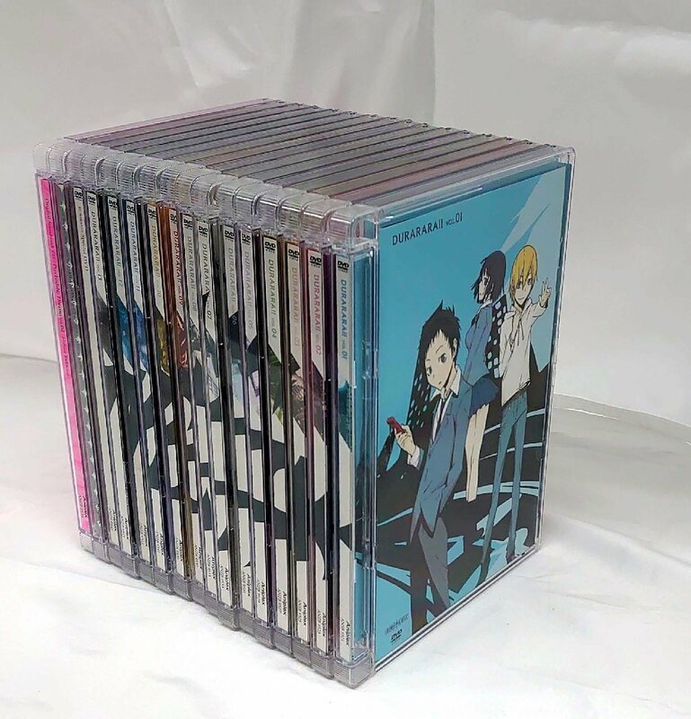 【DVD】デュラララ!! 01～13+SP DVD＋CD２種（中古品） 全16巻セット