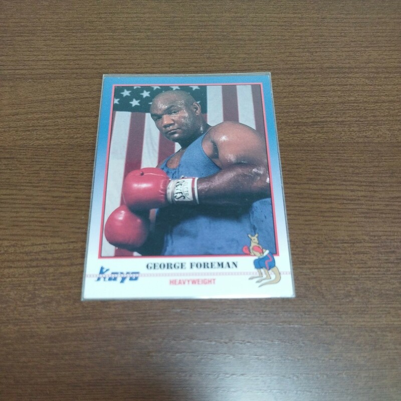George Foreman ジョージフォアマン 　Kayo ボクシングカード BOXING CARD