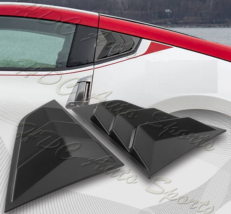 日産 フェアレディＺ Z34 サイド ウインド スクープ ルーバー ABS マットブラック