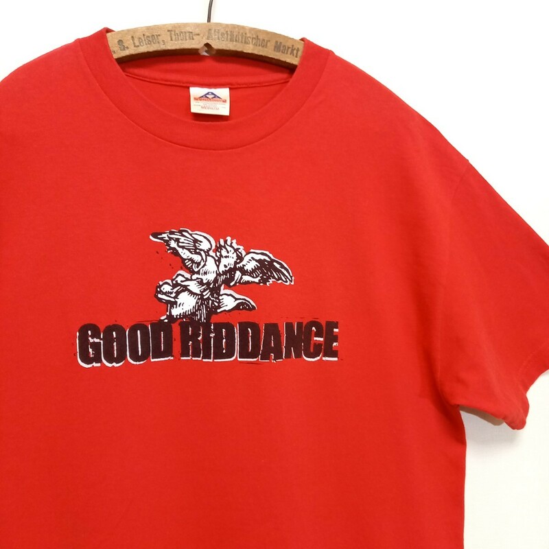 《2001年 / オリジナル》GOOD RIDDANCE Symptoms Of A Leveling Spirit Tシャツ M FAT WRECK CHORDS nofx pizza of death hi-standard 90s