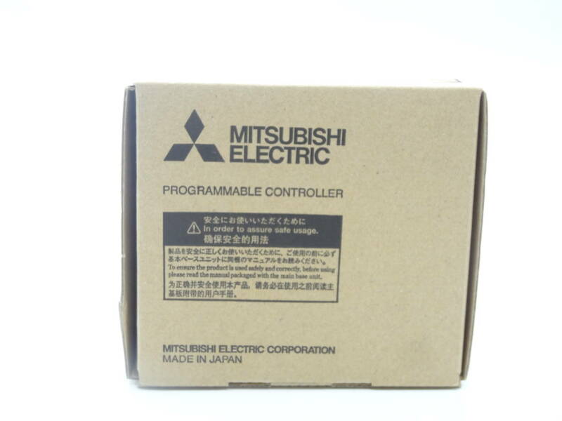 ☆定価2万以上!!未開封☆まだまだ入手困難!!#6767 三菱電機 DC入力ユニット マイナスコモンタイプ QX80 1W4202 2022/6/9製 未使用品