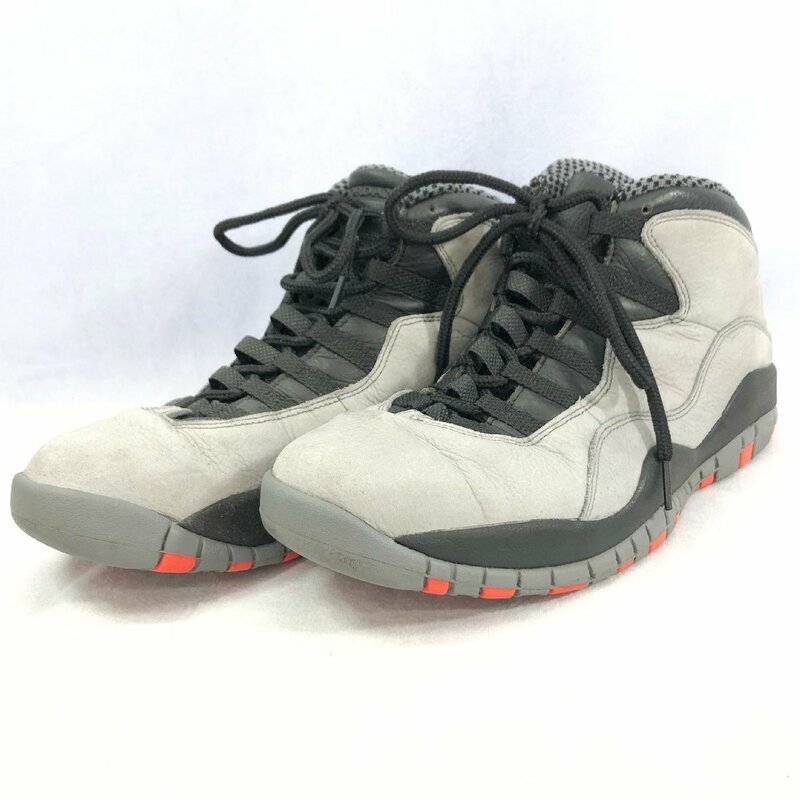 NIKE ナイキ AIR JORDAN 10 RETRO エアジョーダン レトロ 310805-023 COOL GREY メンズ バッシュ シューズ スニーカー US 9.5 27.5cm