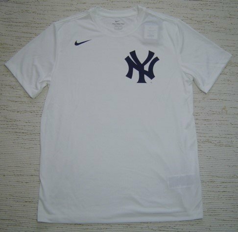 送料無料 NIKE ナイキ Fanatics ファナティックス MLB NY ヤンキース Tシャツ 半袖 白 L ML0123SS38 メンズ 人気