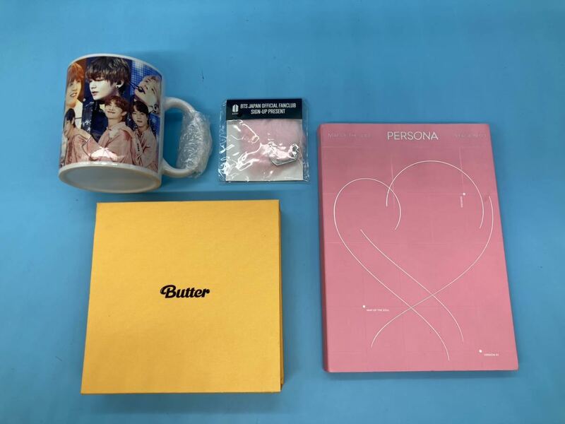 【A7789O123】BTS CD マグカップ スマホリング まとめて BUTTER /MAP OF THE SOUL PERSONA 防弾少年団　ARMY