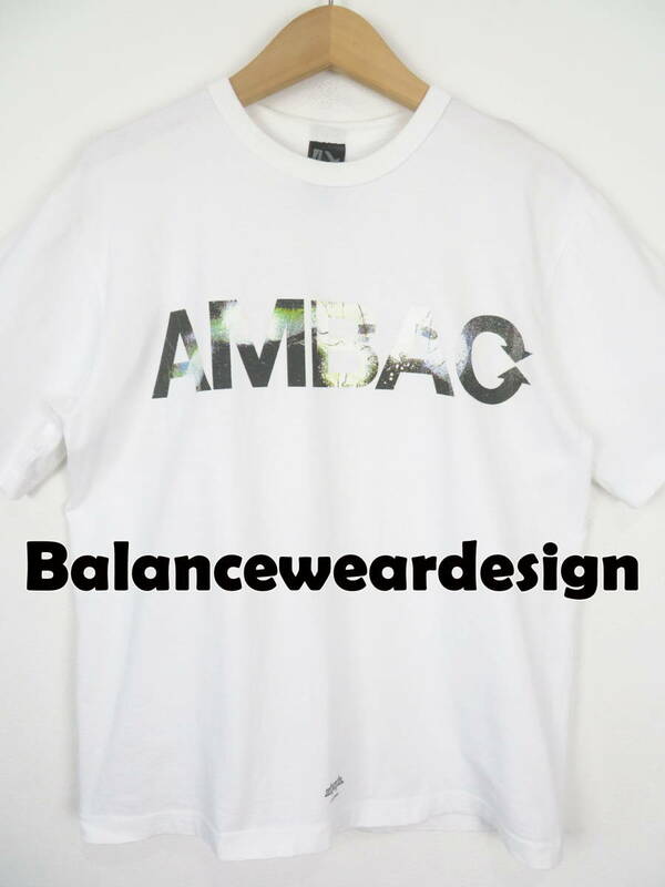 バランスウェアデザイン ★ 名作 AMBAC ガンダムネタ Tシャツ L ★ Balanceweardesign グラフィック