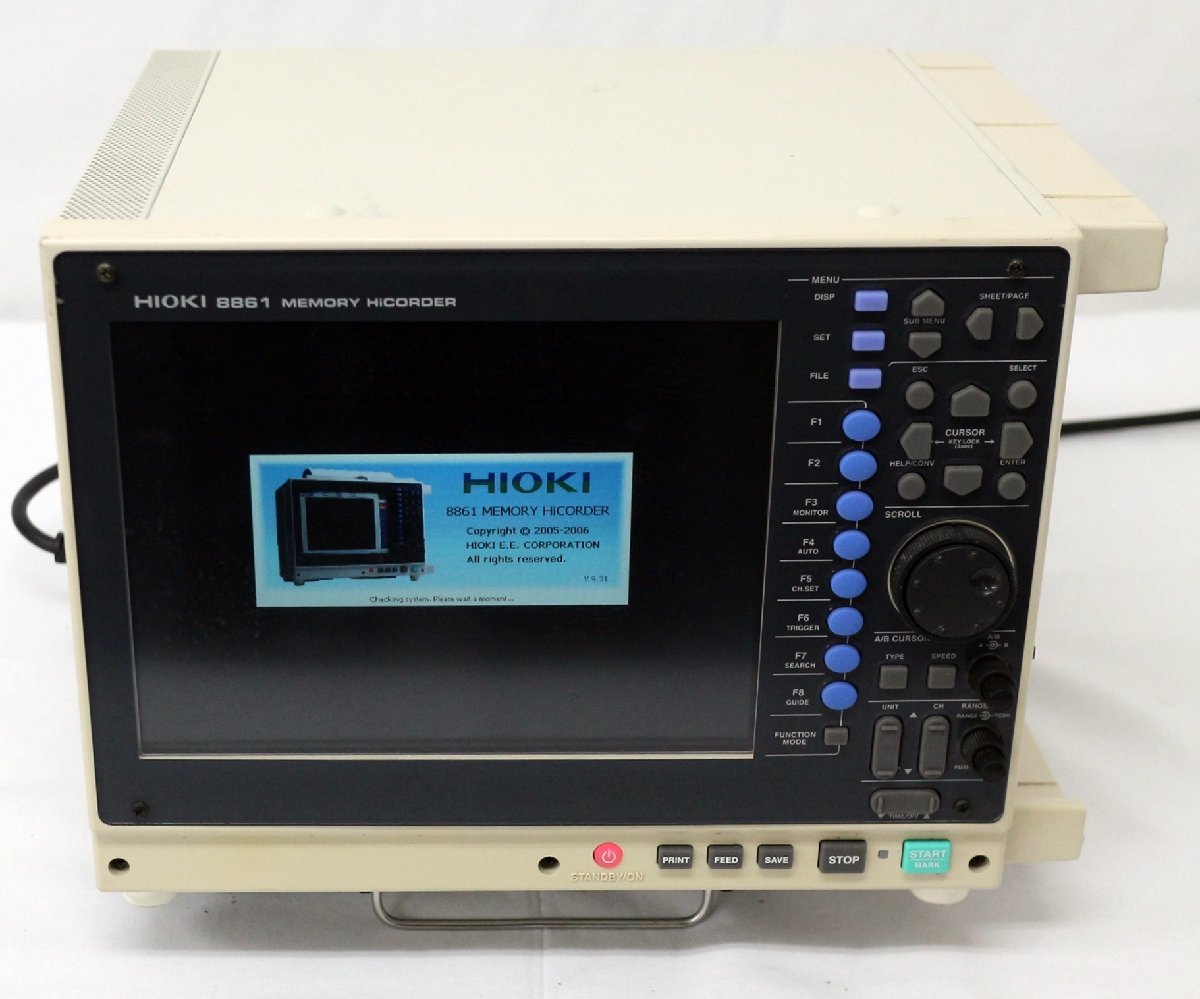 【正常動作品】HIOKI 8861-50 8956×8台 メモリーハイコーダ (2)