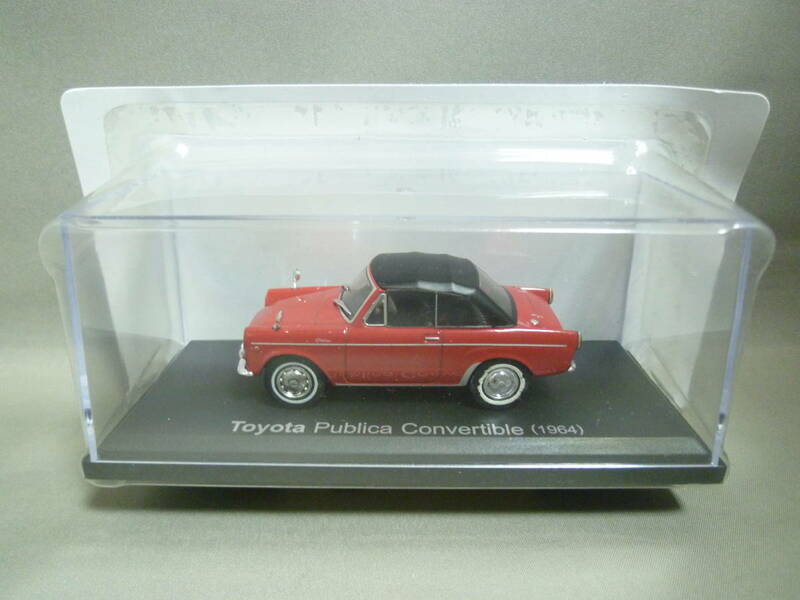 1/43 トヨタ パブリカ コンバーチブル レッド 1964 国産名車コレクション Publica