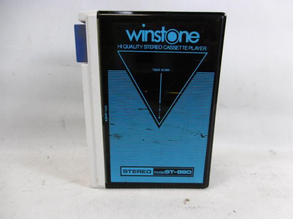 δ希少品　Winstone　ST-880　ポータブルカセットプレイヤー　レトロ　ビンテージ