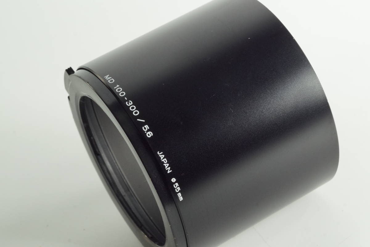 影SG【キレイ】MINOLTA New MＤ100-300mm F5.6用 メタルフード 55mm径 ミノルタ レンズフード