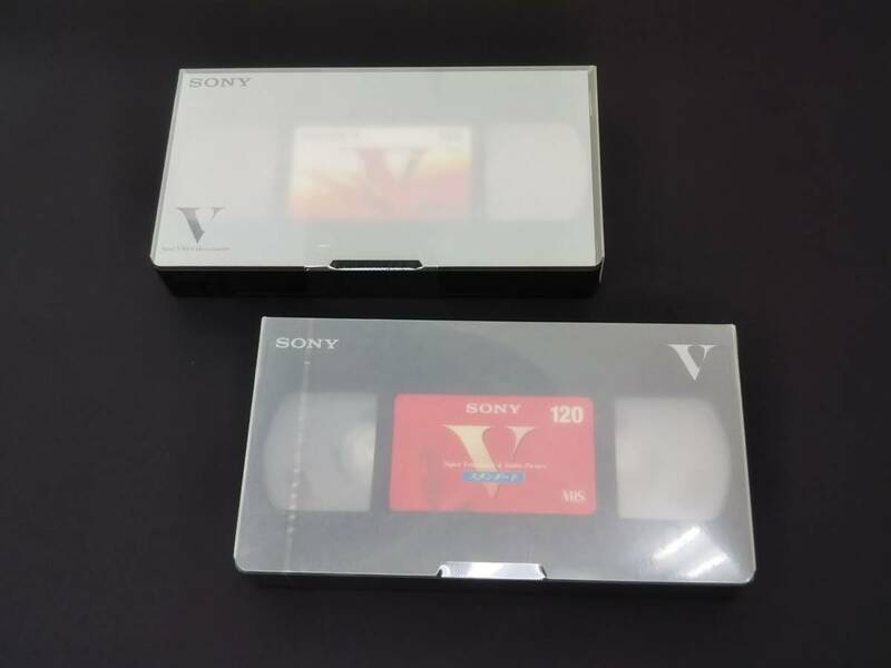 【未開封品】SONY ソニー VHSビデオカセットテープ 120分×2本セット スタンダード ※未検品【保管品】