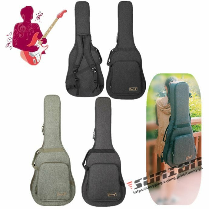 ギターケース ギグバッグ アコギケース セミハードケース アコースティックギターケース41インチ クッション付き 2WAY リュッ