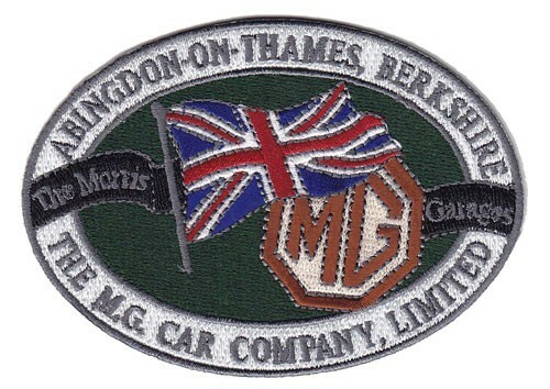 MG アビングドン 刺繍 ワッペン パッチ 英国製